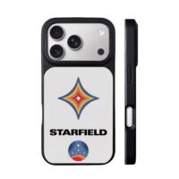 Starfield star and space planet art iPhone 17 Pro Max Black Case