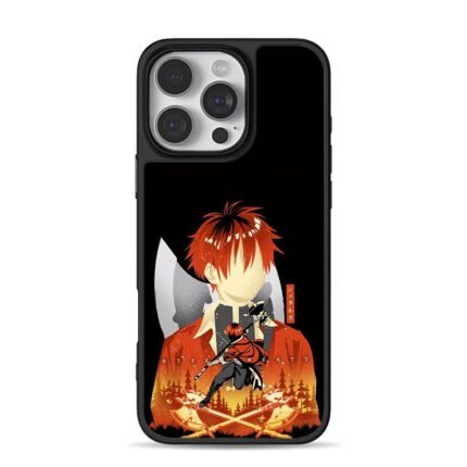 Stark Frieren axe forest retro art iPhone 16 Pro Max Black Case
