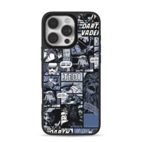 StarWarsComicDarthVaderBobaFettJedi iPhone 16 Pro Max Black Case