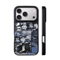 StarWarsComicDarthVaderBobaFettJedi iPhone 17 Pro Max Black Case
