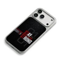 Stay Strong Youre The Best 01 iPhone 17 Pro Max Electroplated Silver Case2