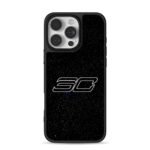 StephenCurrySCStarryBlackBackground iPhone 16 Pro Max Black Case