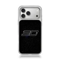 StephenCurrySCStarryBlackBackground iPhone 17 Pro Max Electroplated Silver Case1