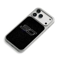 StephenCurrySCStarryBlackBackground iPhone 17 Pro Max Electroplated Silver Case2