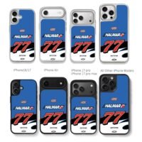 Stewart Friesen Halmar 77 Chevy livery Chris Brown Phone Case Black Electroplated Silver For Iphone 11 To 17