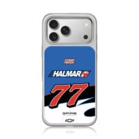 Stewart Friesen Halmar 77 Chevy livery iPhone 17 Pro Max Electroplated Silver Case1
