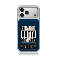 Straight Outta Compton NWA pix crew iPhone 17 Pro Max Electroplated Silver Case1