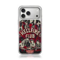 Stranger Things Hellfire Club DnD iPhone 17 Pro Max Electroplated Silver Case1