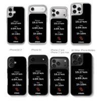 Strava 1517km 459pace 1h15m shoe Chris Brown Phone Case Black Electroplated Silver For Iphone 11 To 17