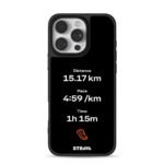Strava 1517km 459pace 1h15m shoe iPhone 16 Pro Max Black Case
