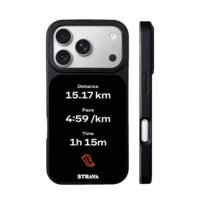 Strava 1517km 459pace 1h15m shoe iPhone 17 Pro Max Black Case