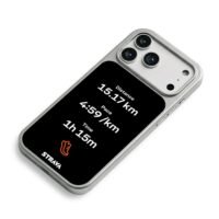 Strava 1517km 459pace 1h15m shoe iPhone 17 Pro Max Electroplated Silver Case2