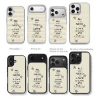 Stray Kids all you need love stars Chris Brown Phone Case Black Electroplated Silver For Iphone 11 To 17