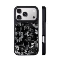 Stray Kids black white collage iPhone 17 Pro Max Black Case