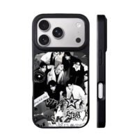 Stray Kids black white collage iPhone 17 Pro Max Black Case