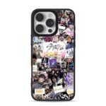 Stray Kids collage with SKZ mascots iPhone 16 Pro Max Black Case