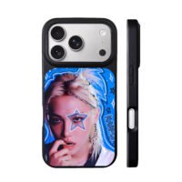 Stray Kids Felix blue star art iPhone 17 Pro Max Black Case