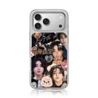 Stray Kids Han Jisung SKZOO STAY iPhone 17 Pro Max Electroplated Silver Case1