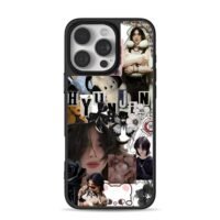 Stray Kids Hyunjin collage plush bow iPhone 16 Pro Max Black Case