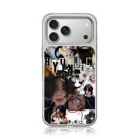 Stray Kids Hyunjin collage plush bow iPhone 17 Pro Max Electroplated Silver Case1