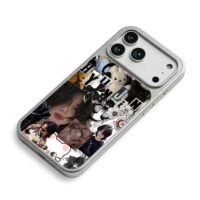 Stray Kids Hyunjin collage plush bow iPhone 17 Pro Max Electroplated Silver Case2