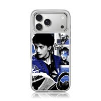 Stray Kids Hyunjin rockstar collage iPhone 17 Pro Max Electroplated Silver Case1