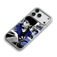 Stray Kids Hyunjin rockstar collage iPhone 17 Pro Max Electroplated Silver Case2