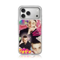 Stray Kids Hyunjin y2k retro collage iPhone 17 Pro Max Electroplated Silver Case1