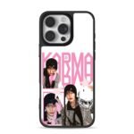Stray Kids IN Karma pink star photo iPhone 16 Pro Max Black Case
