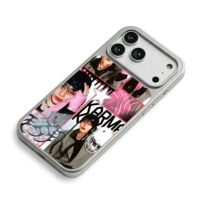 Stray Kids Jeongin Karma collage iPhone 17 Pro Max Electroplated Silver Case2