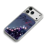 Stray Kids Kpop Bunny Ears Group iPhone 17 Pro Max Electroplated Silver Case2
