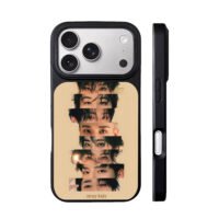 Stray Kids kpop eye face collage iPhone 17 Pro Max Black Case