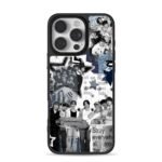 Stray Kids kpop retro photo collage iPhone 16 Pro Max Black Case