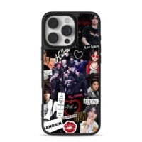 Stray Kids Lee Know Han collage iPhone 16 Pro Max Black Case