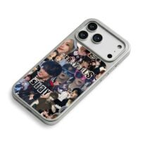 Stray Kids member collage with stay iPhone 17 Pro Max Electroplated Silver Case2