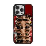 Stray Kids skzoo red eye collage iPhone 16 Pro Max Black Case