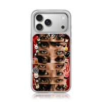 Stray Kids skzoo red eye collage iPhone 17 Pro Max Electroplated Silver Case1