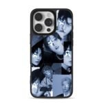 Stray Kids star eye collage blue iPhone 16 Pro Max Black Case