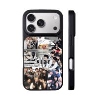 Stray Kids Stay collage with names iPhone 17 Pro Max Black Case