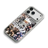 Stray Kids Stay collage with names iPhone 17 Pro Max Electroplated Silver Case2
