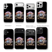 Street Fighter attack car no parking Chris Brown Phone Case Black Electroplated Silver For Iphone 11 To 17