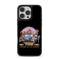 Street Fighter attack car no parking iPhone 16 Pro Max Black Case