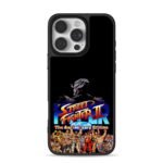 Street Fighter II Anniversary Akuma iPhone 16 Pro Max Black Case