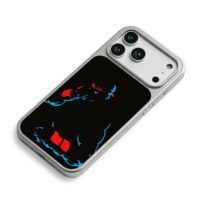 Street Fighter Ryu red blue art iPhone 17 Pro Max Electroplated Silver Case2