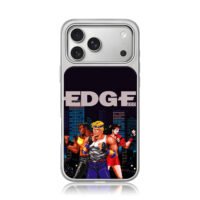 Streets of Rage EDGE pixel trio art iPhone 17 Pro Max Electroplated Silver Case1