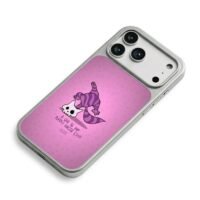 Striped Cat handstand on skull iPhone 17 Pro Max Electroplated Silver Case2