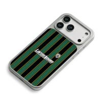 Striped football jersey with badge iPhone 17 Pro Max Electroplated Silver Case2