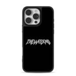 Stylized THE WEEKND text on black iPhone 16 Pro Max Black Case