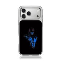Sub Zero Mortal Kombat blue ninja iPhone 17 Pro Max Electroplated Silver Case1