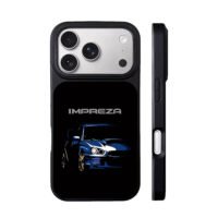 Subaru Impreza STI blue sports car iPhone 17 Pro Max Black Case